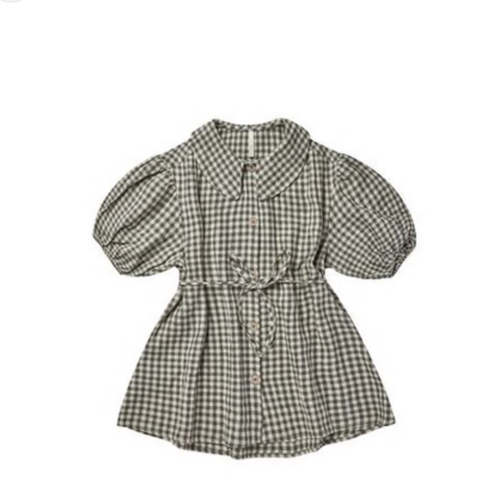 Rylee+Cru Olive Dress Marine Gingham 4/5